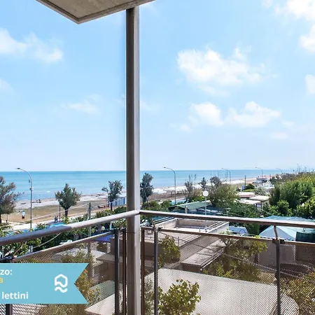 Senigallia, Bilocale Sul Mare Con Inclusa - Se001 דירה